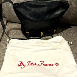 Black leather Paloma Picasso Shoulder bag